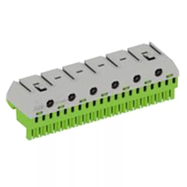 Клеммник самозажимной PE 20x4+6x25мм ZK206G