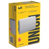 TEKFOR-IEK ЩРВ-П-12 IP41  встраиваемый на 12 модуля белая дверь