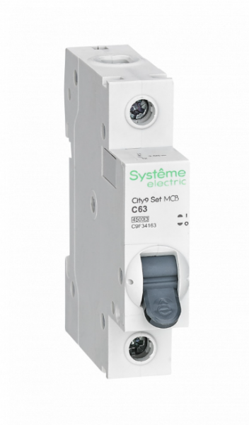 Systeme Electric City9 Set Автоматический выключатель (АВ) С 63А 1P 4.5kA 230В